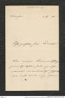Nachlass Franz Steindachner, Brief von Joh. Rückert an Franz Steindachner (01.11.1880), Inv.Nr. 427.01, Seite 1